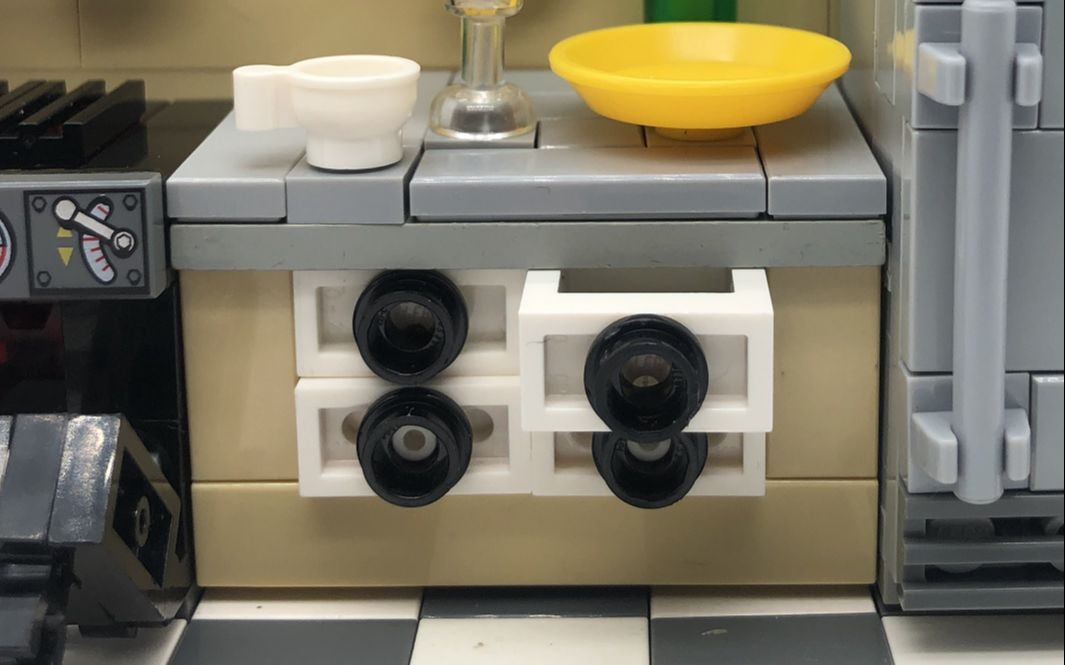 乐高moc-厨房-抽屉橱柜