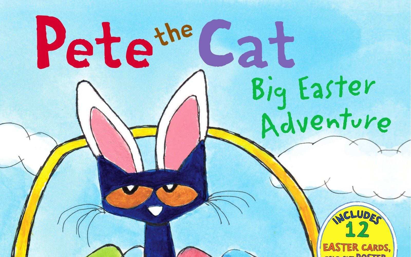 [图]【英语】《皮特猫复活节大冒险 Pete the Cat Big Easter Adventure》儿童英语绘本故事