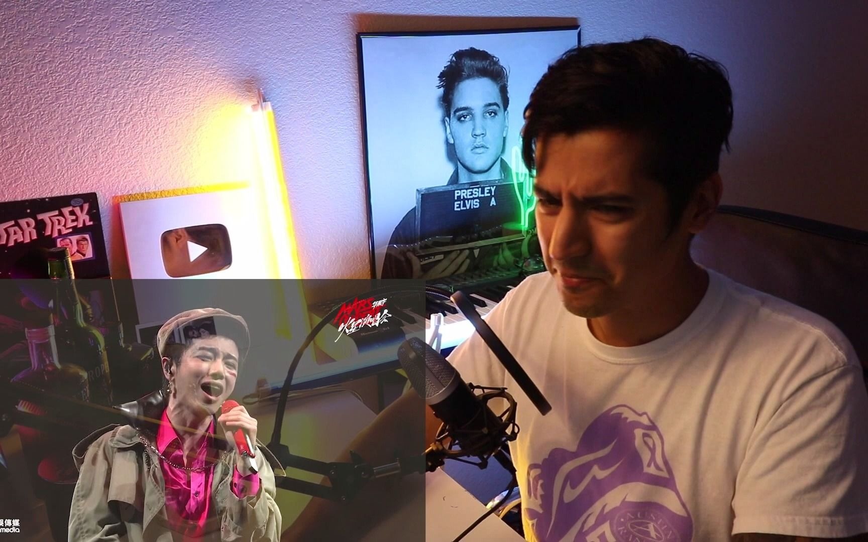 【华晨宇】不断突破他的界限《好想爱这个世界啊》德州摇滚歌手邦尼