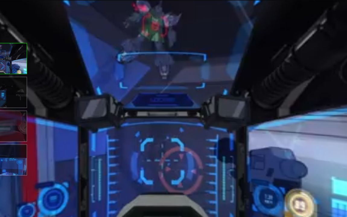 沉浸体验高达驾驶舱控制体验