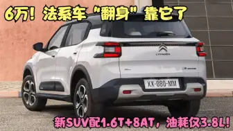 Download Video: 法系车“翻身”靠它了！新SUV配1.6T+8AT，油耗仅3.8L