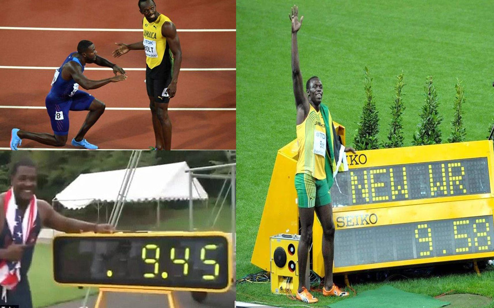博尔特百米9秒58有多难,加特林跑出了百米9秒45的成绩