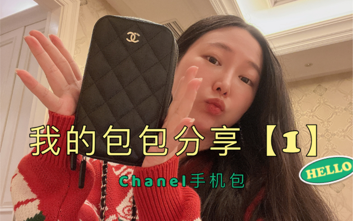 我的包包分享【1】Chanel手机包哔哩哔哩bilibili