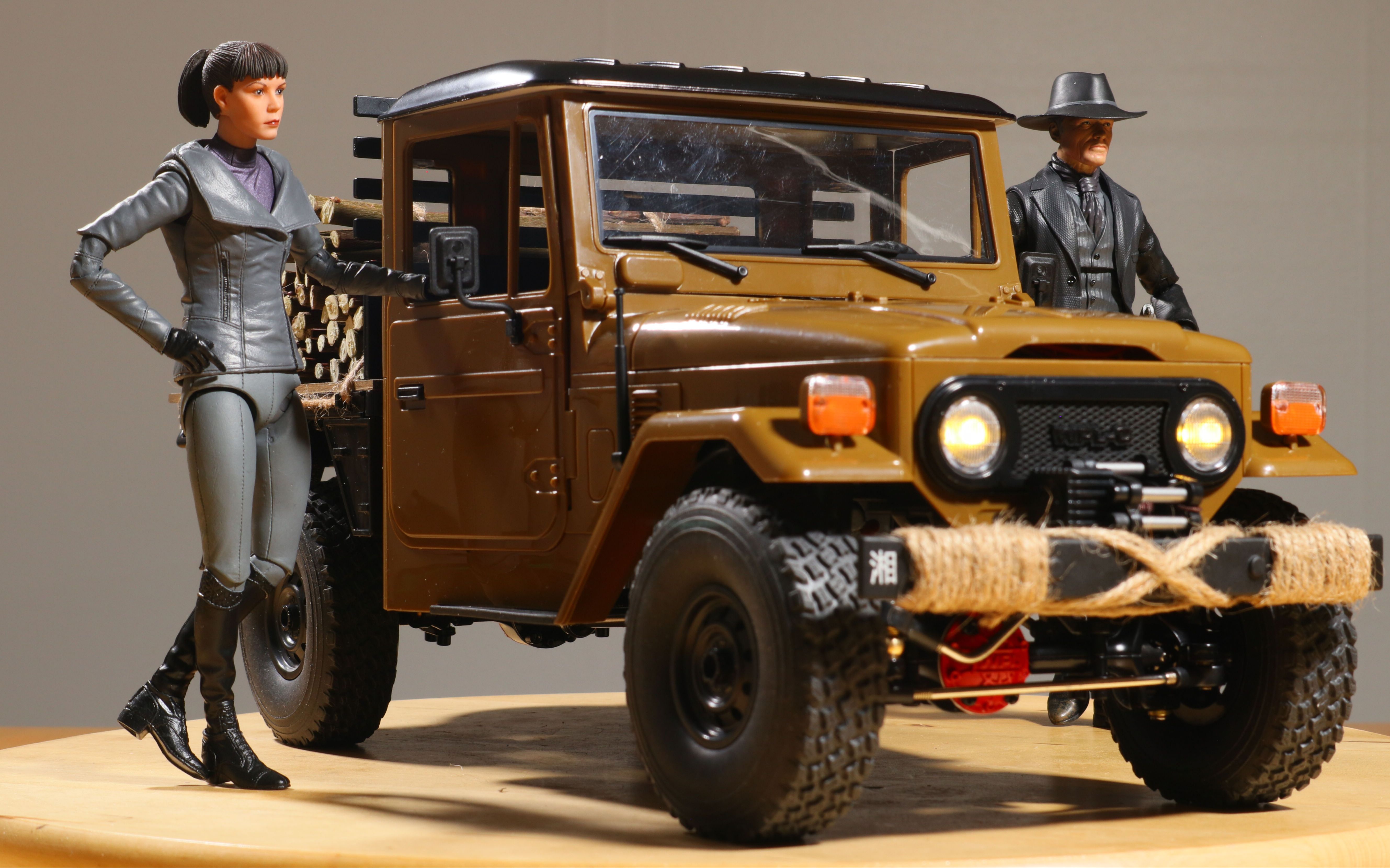 顽皮龙c44(/c34)遥控rc车模比例考证及人偶匹配