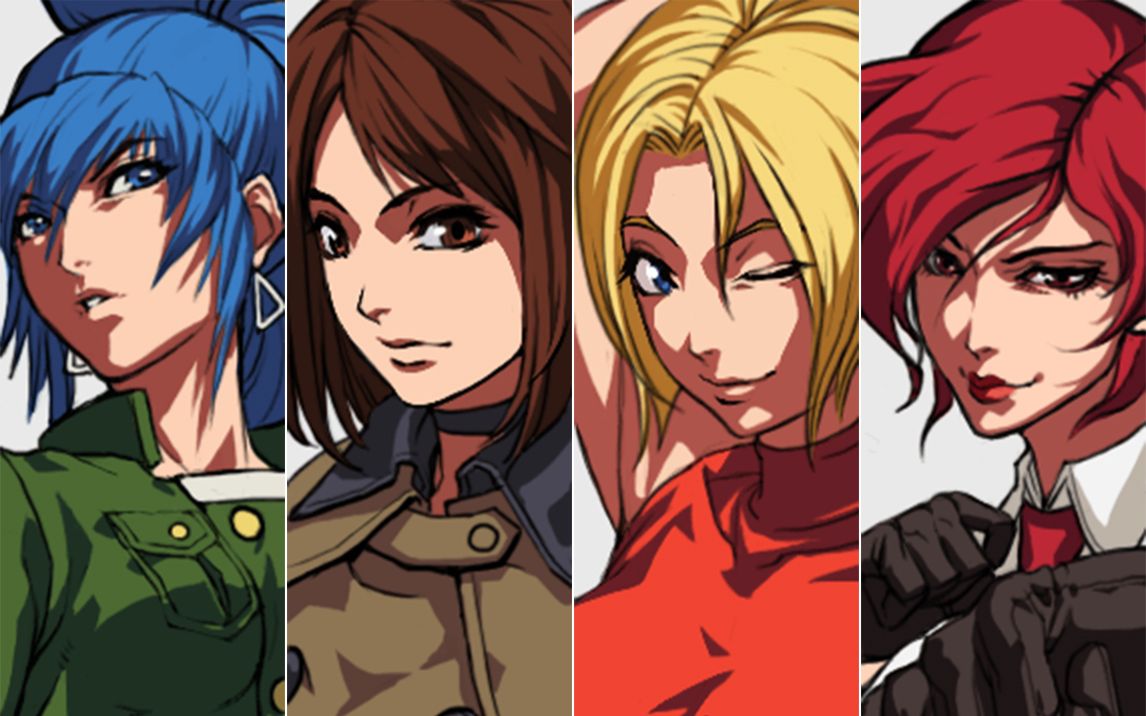 【mugen】拳皇:女军人组合 vs 女特工组合