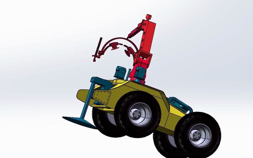 2020年全国3d大赛-灌木枝丫修剪机器人(省二)