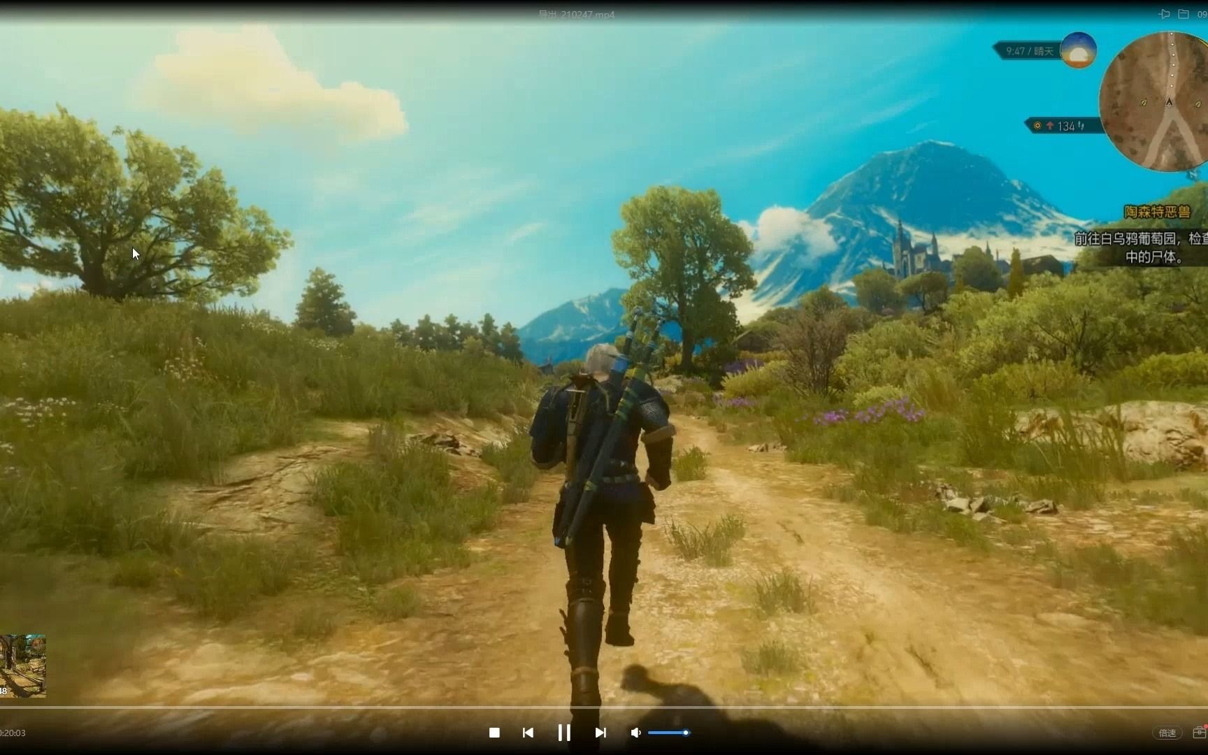 巫师3-血与酒-陶森特恶兽2