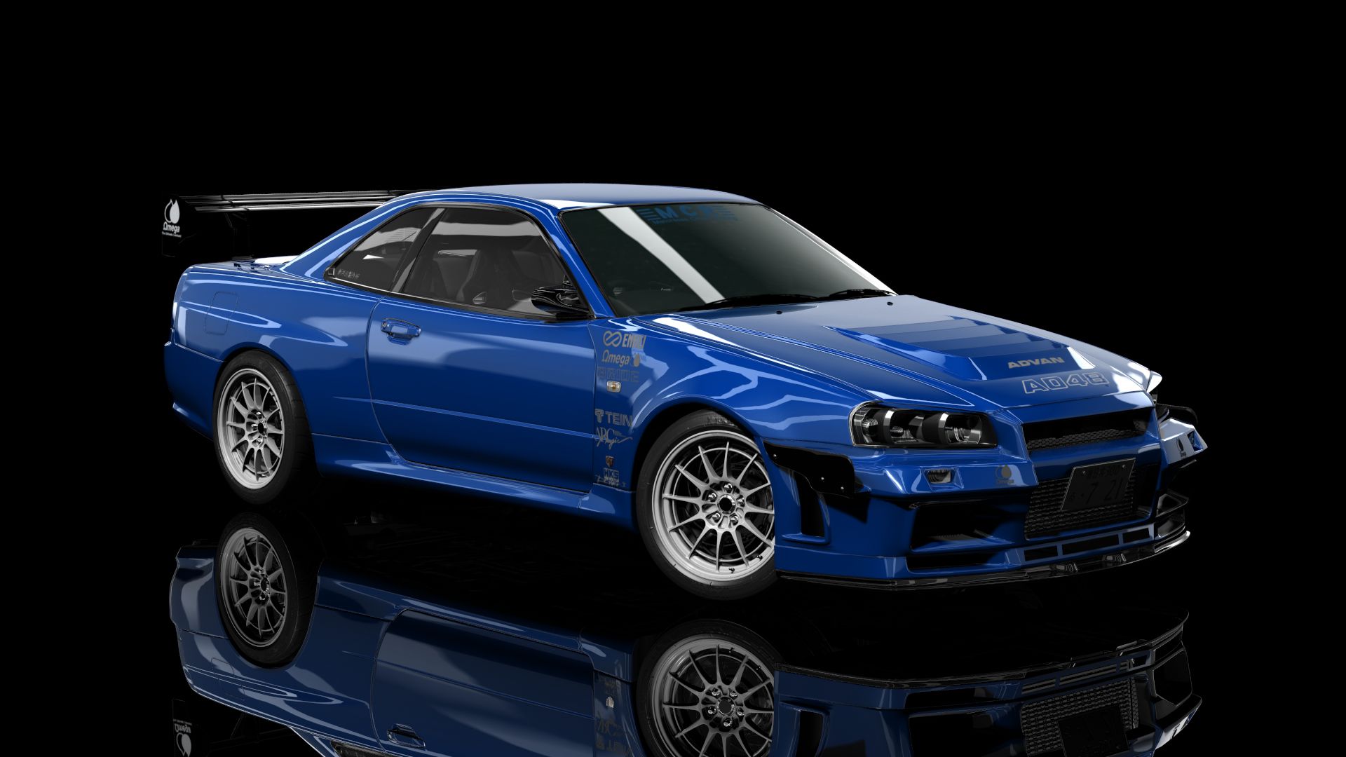 神力科莎ac车辆mod尼桑nissan skyline gtr r34 gundam mcr