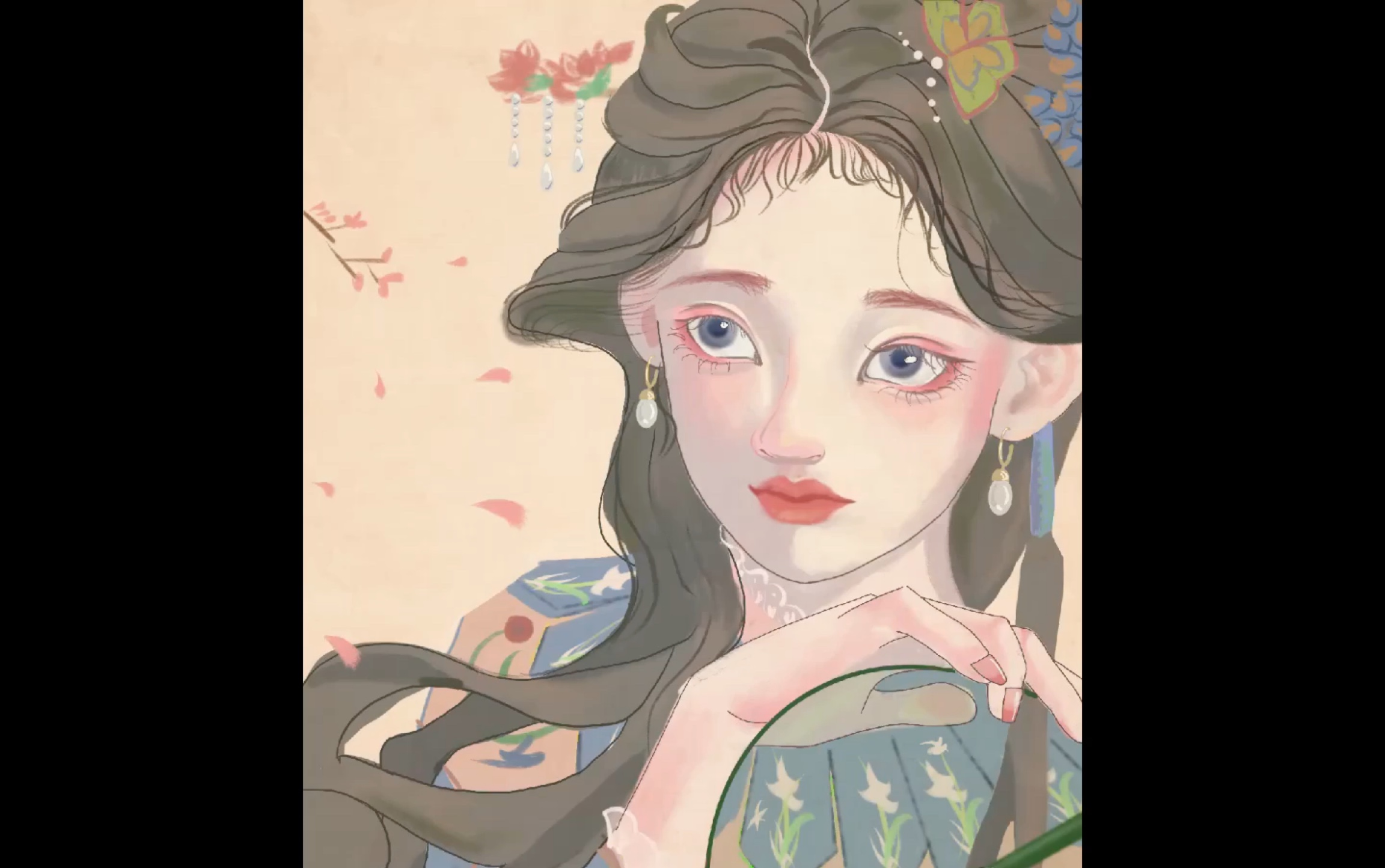 活动  【ipad绘画】临摹gua老师 黛玉练习