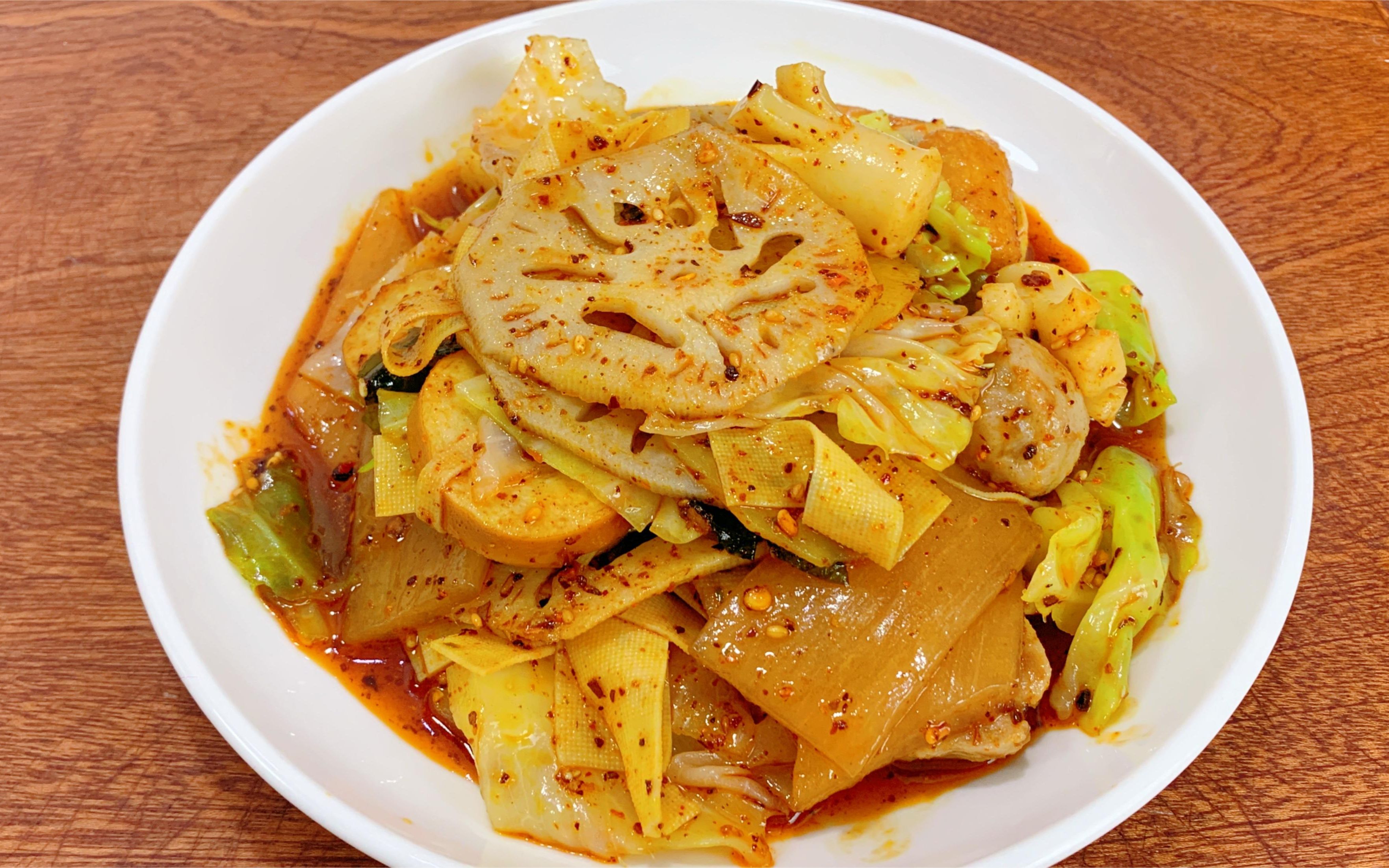 东北特色麻辣拌,烫一烫拌一拌,清脆爽口开胃又下饭,真解馋