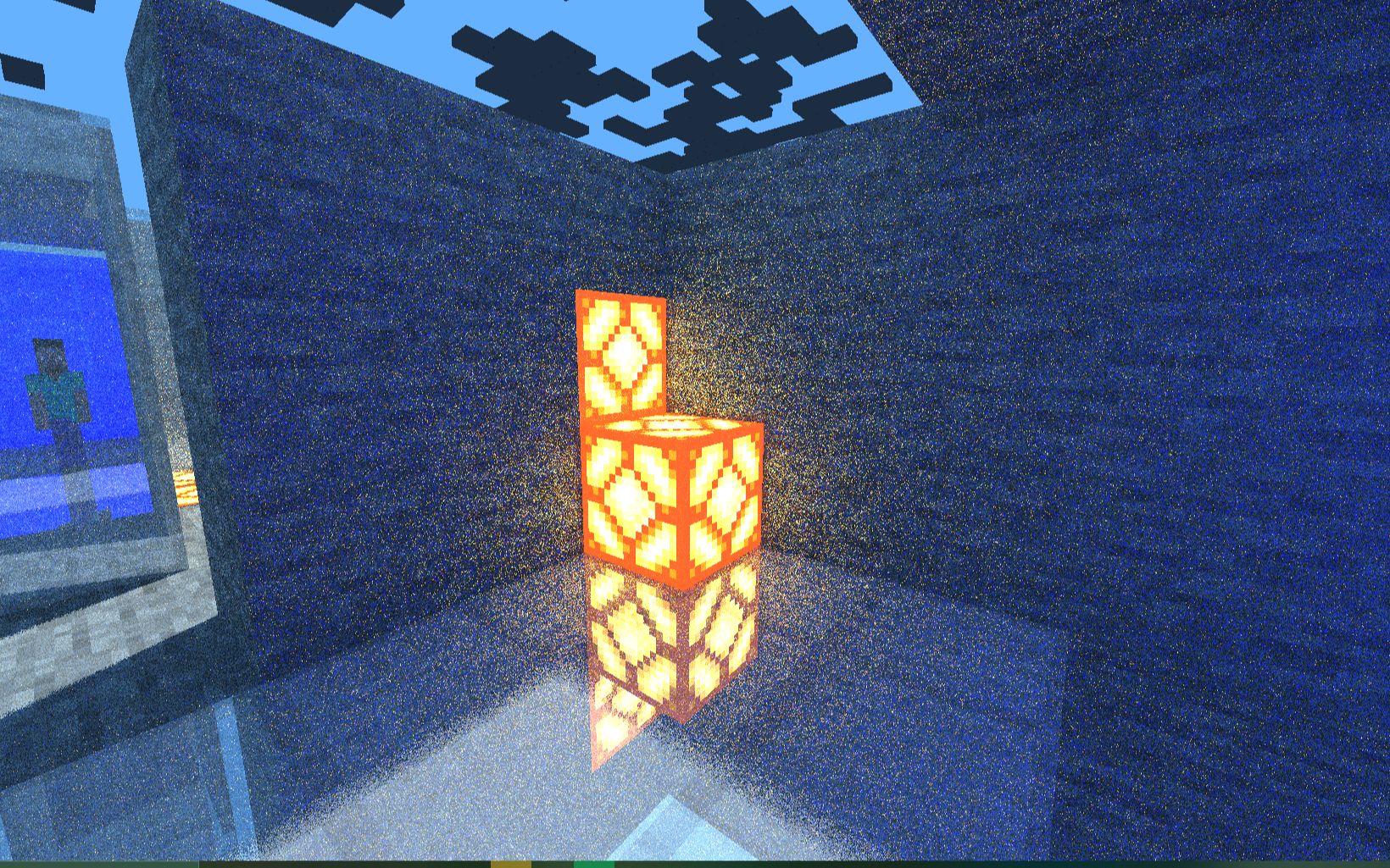 minecraft21w20a原版光线追踪资源包体验