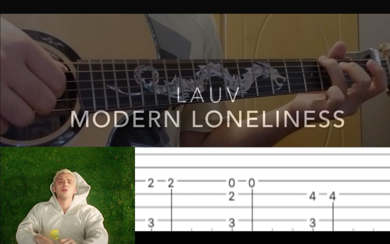 [图]【人人玩指弹系列】弹些没市场的曲子 Modern Loneliness-六公主