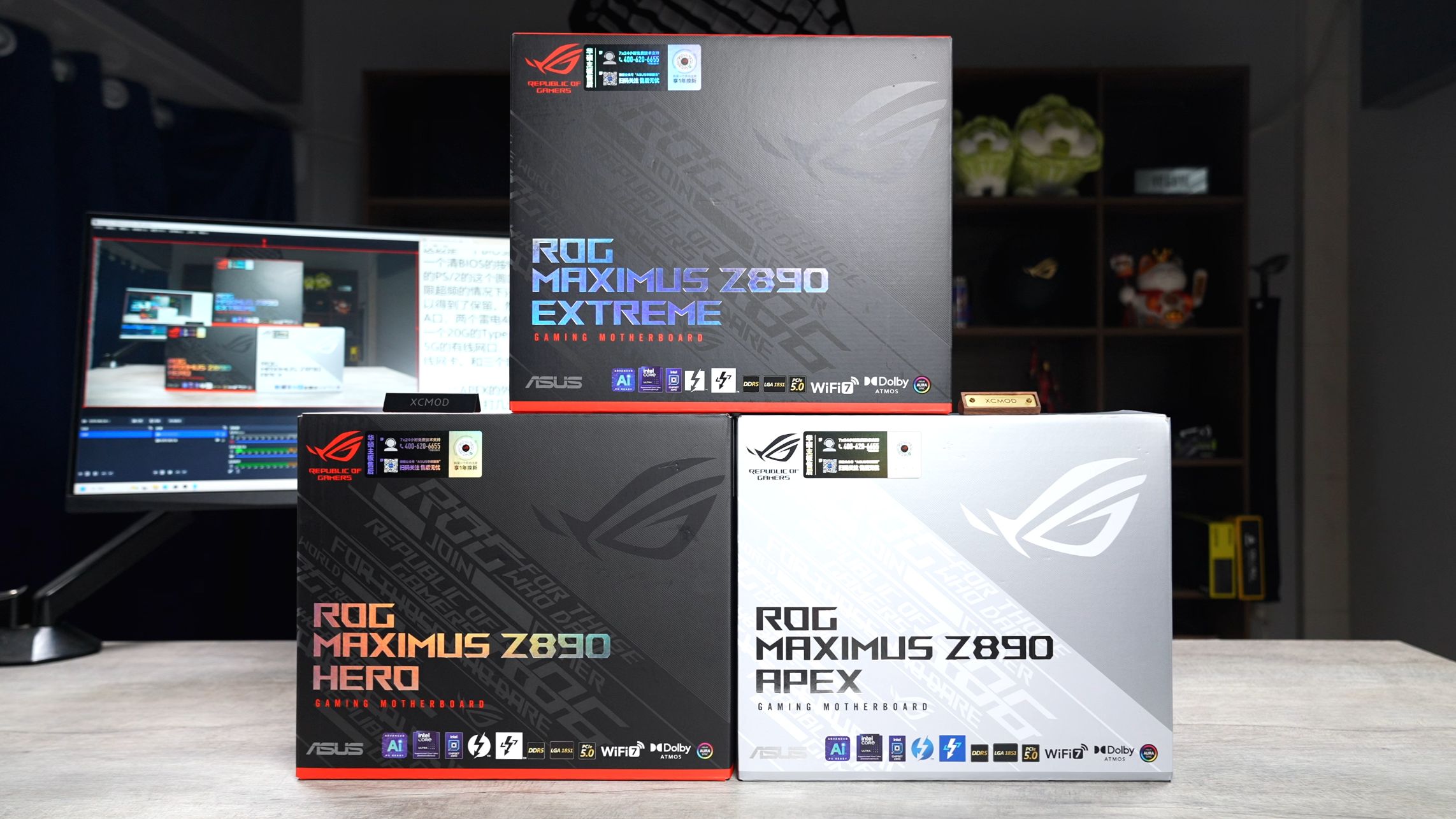 开箱:3款ROG Z890主板ROG EXTREME主板+ROG HERO主板+ROG APEX主板 华硕ROG玩家国度主板哔哩哔哩bilibili