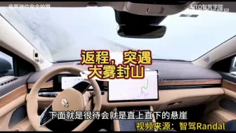 Tải video: L2级辅助驾驶，大雾干扰激光雷达，视觉摄像头的表现