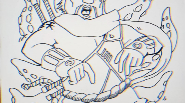 奇拉比 #手绘动漫人物 #火影 #八尾 #rap