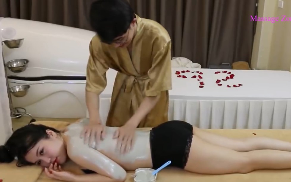 泰式古法按摩spa 海藻泥按摩背部和腿部哔哩哔哩bilibili