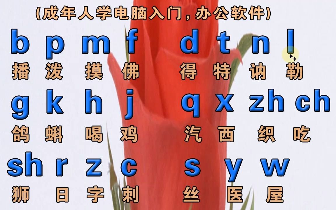 零基礎入門學拼音打字電腦鍵盤打字手機26鍵9鍵易上手打字方法