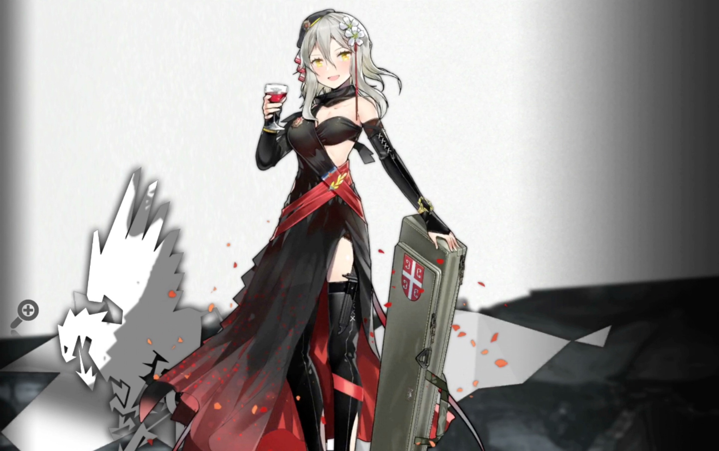 少女前线zasm76黑夜的舞蹈者皮肤小人展示