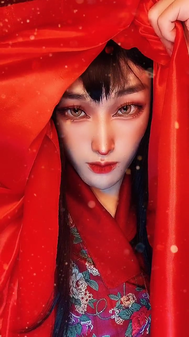 姜子牙变身 #姜子牙苏妲己仿妆 #国漫 #眼妆