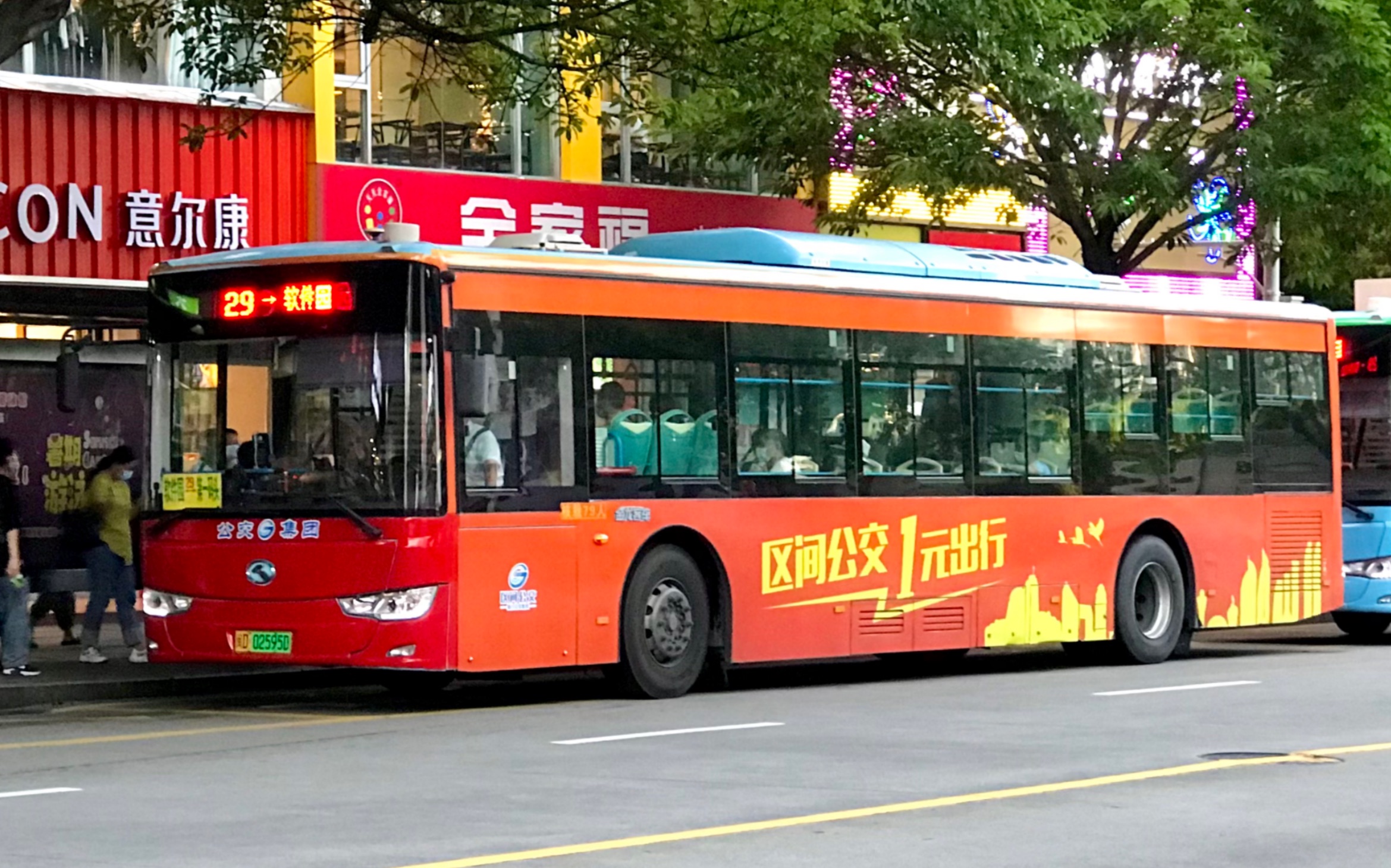 厦门公交pov环岛路唯美夜景假日客流大线厦门公交29路软件园第一码头