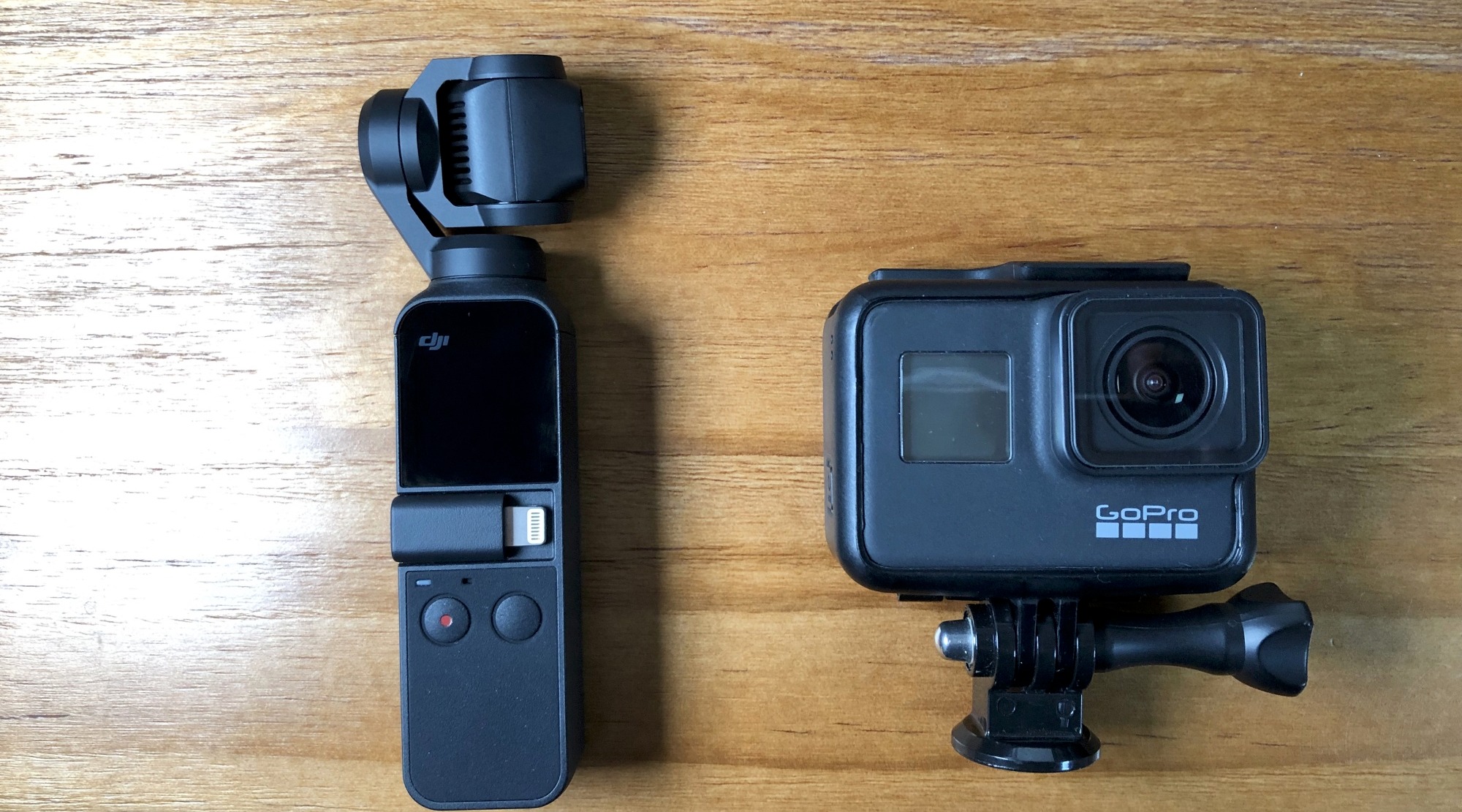 dji osmo pocket vs gopro 7画质实测