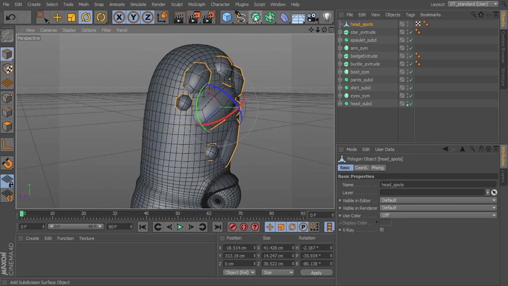 C4D卡通人物角色建模哔哩哔哩bilibili