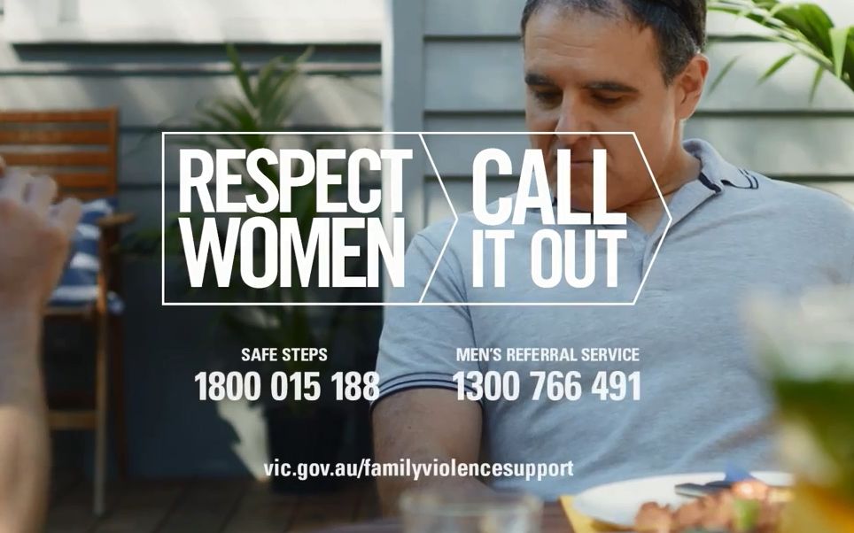 【生肉】澳大利亚维多利亚州公益广告 respect women: call it out