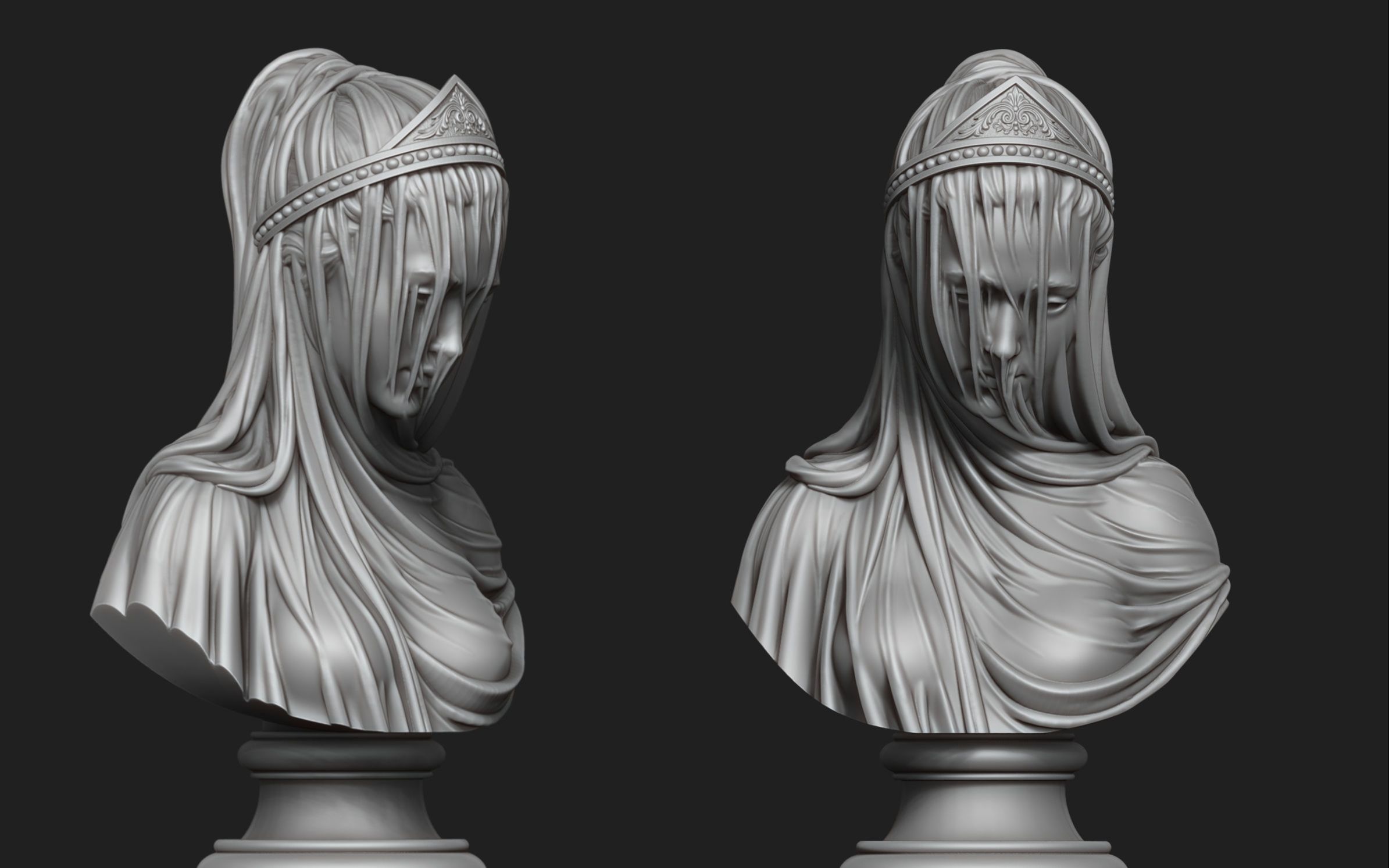 zbrush女雕塑雕刻参考资料,zbrush雕刻资料