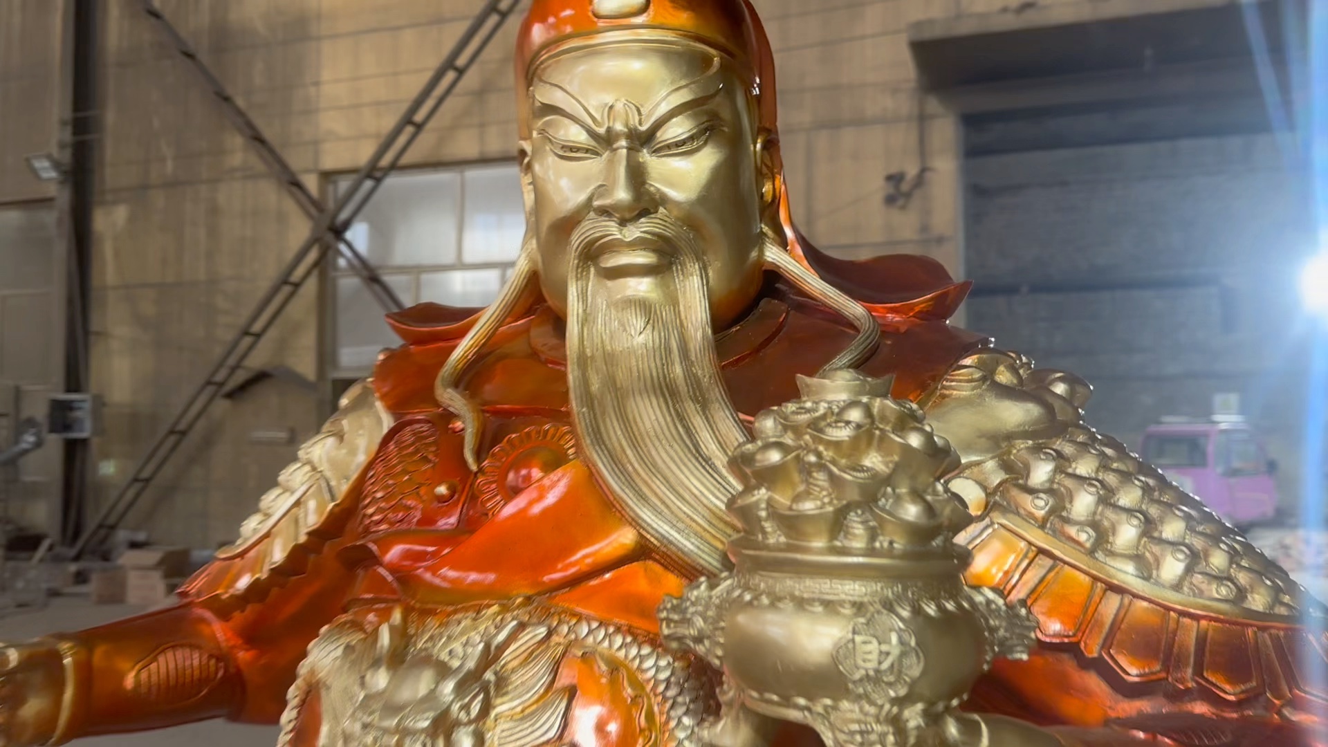 关公铜雕像 铸铜关帝圣君 企业店铺关公铜像