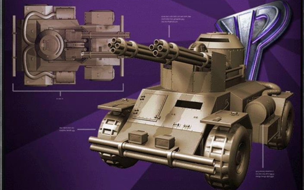 【红警建模】盖特机炮坦克ytnk