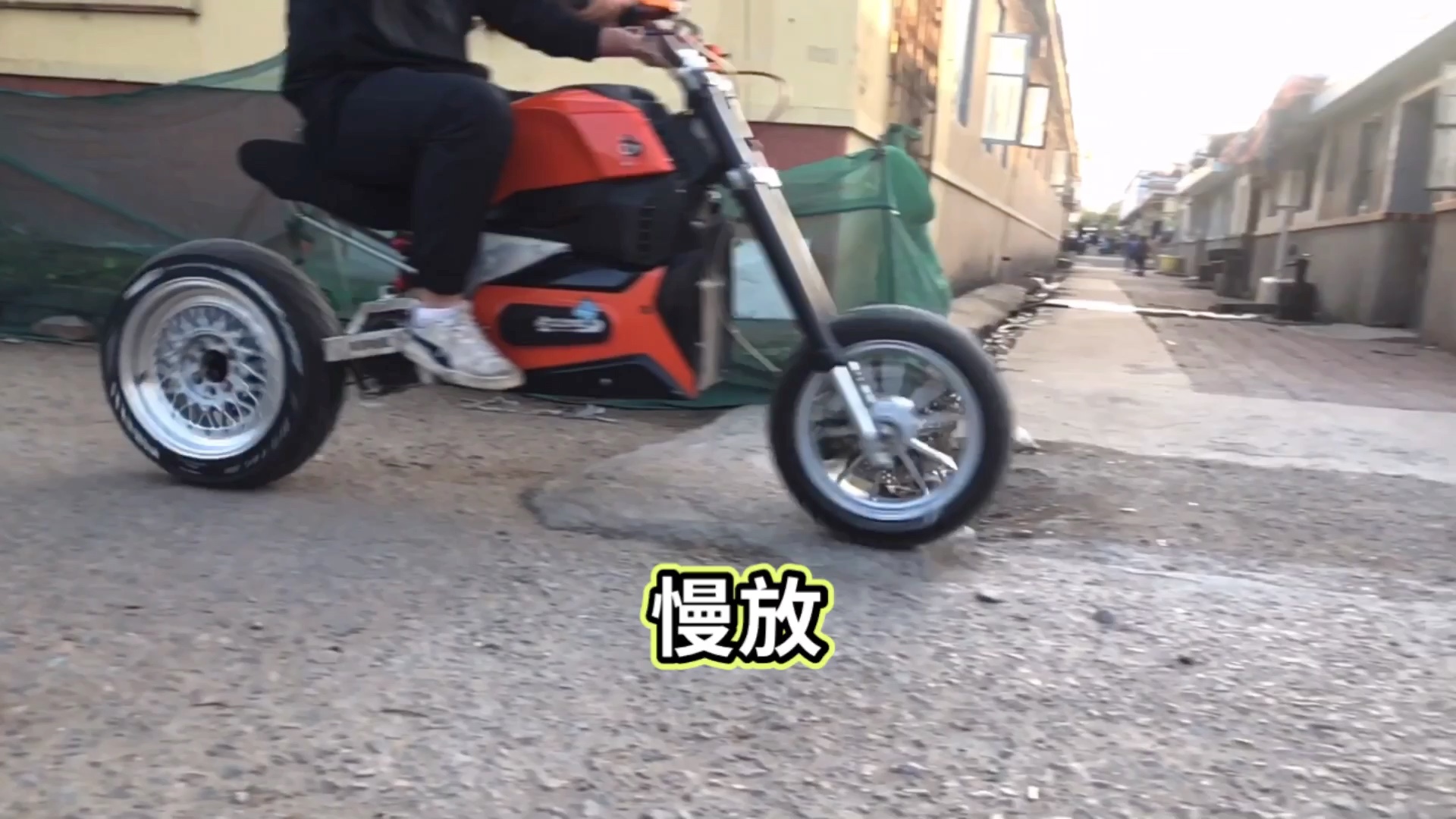 自制单摇臂电动车测试视频