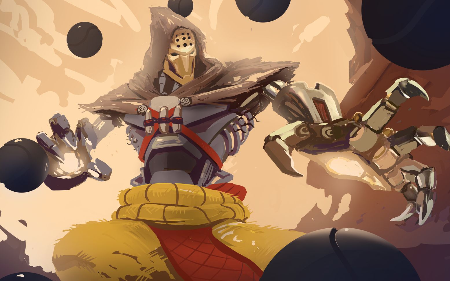 猩红死神,紫色恶魔与胖萌猎空