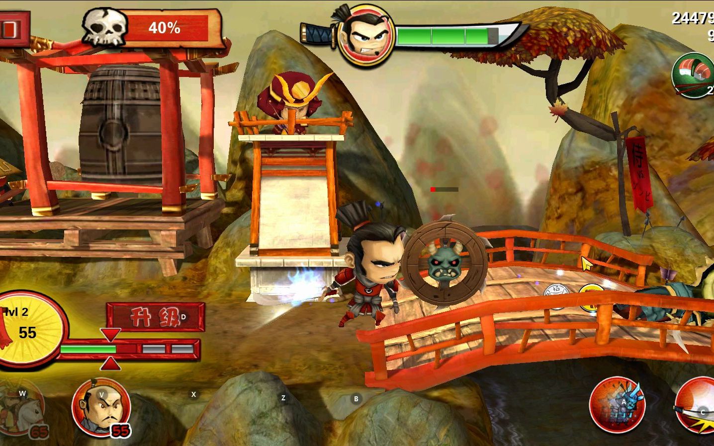 武士大战僵尸第16-19关:得武田者得天下!