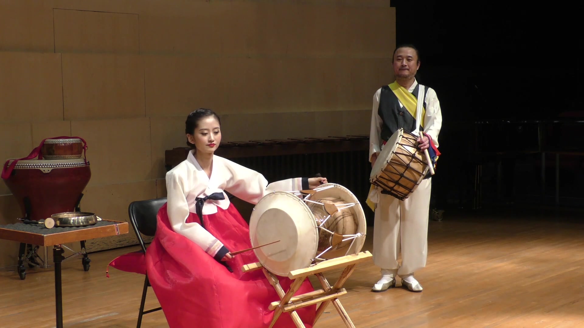 [图]朝鲜族打击乐《农乐长短》——2018年4月30日中央音乐学院演奏厅“曲帅打击乐硕士毕业音乐会”