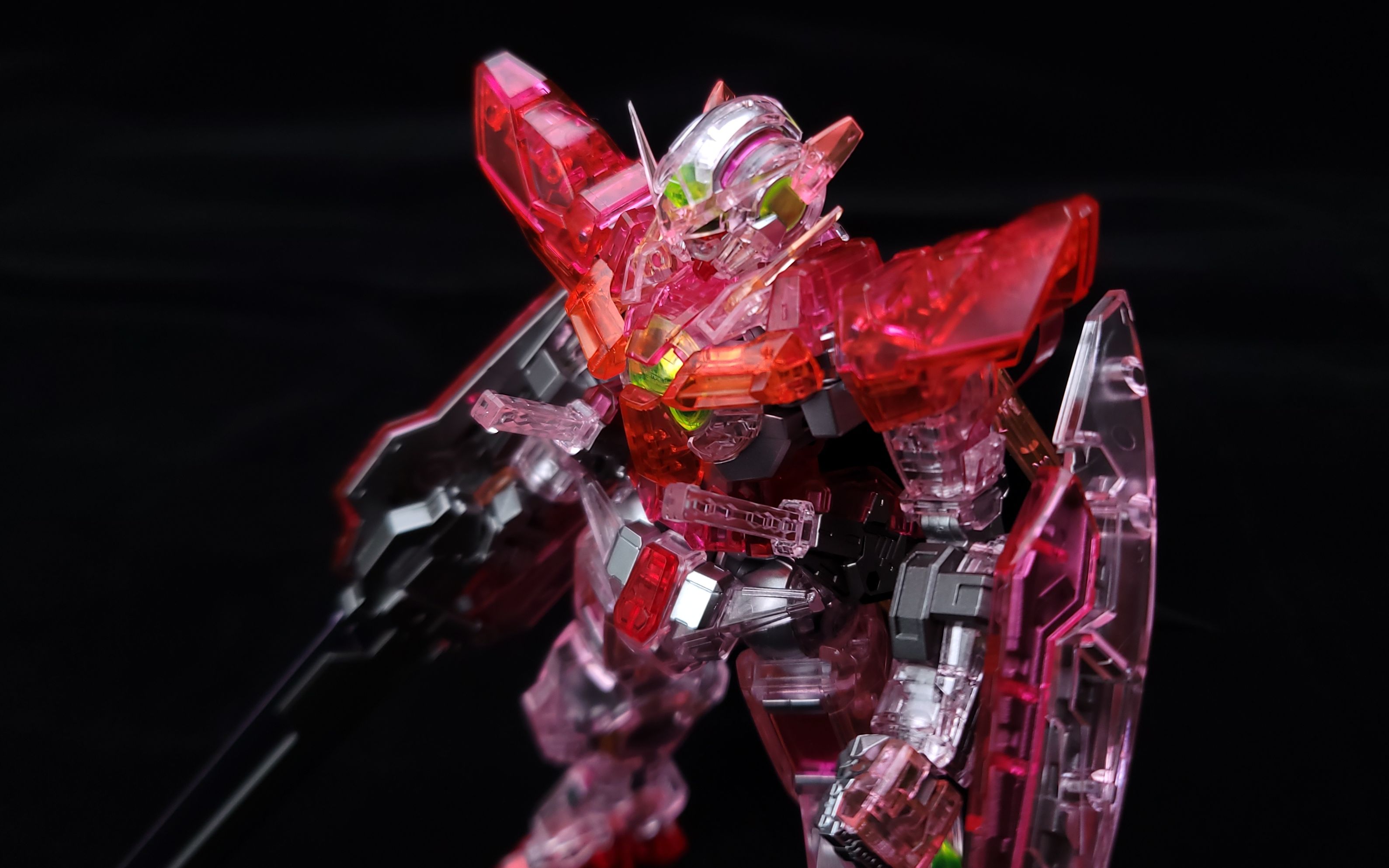 做一台彩透三红rg能天使(骨架加工:慕川工作室)