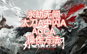 Download Video: 不正经教学系列 全网最细A中闪A及ACCA操作教学