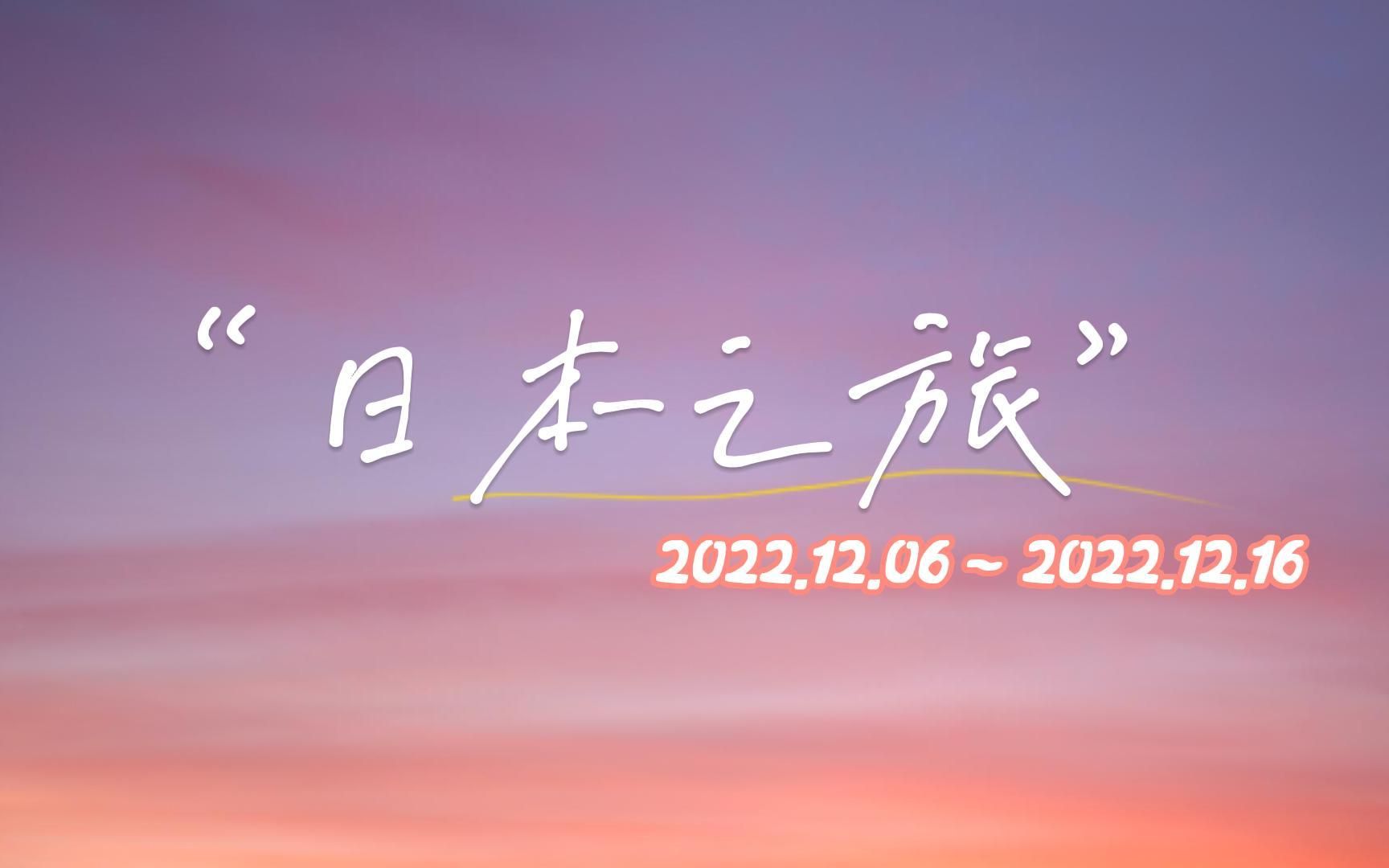 日本之旅(东京镰仓京都奈良大阪)哔哩哔哩bilibili