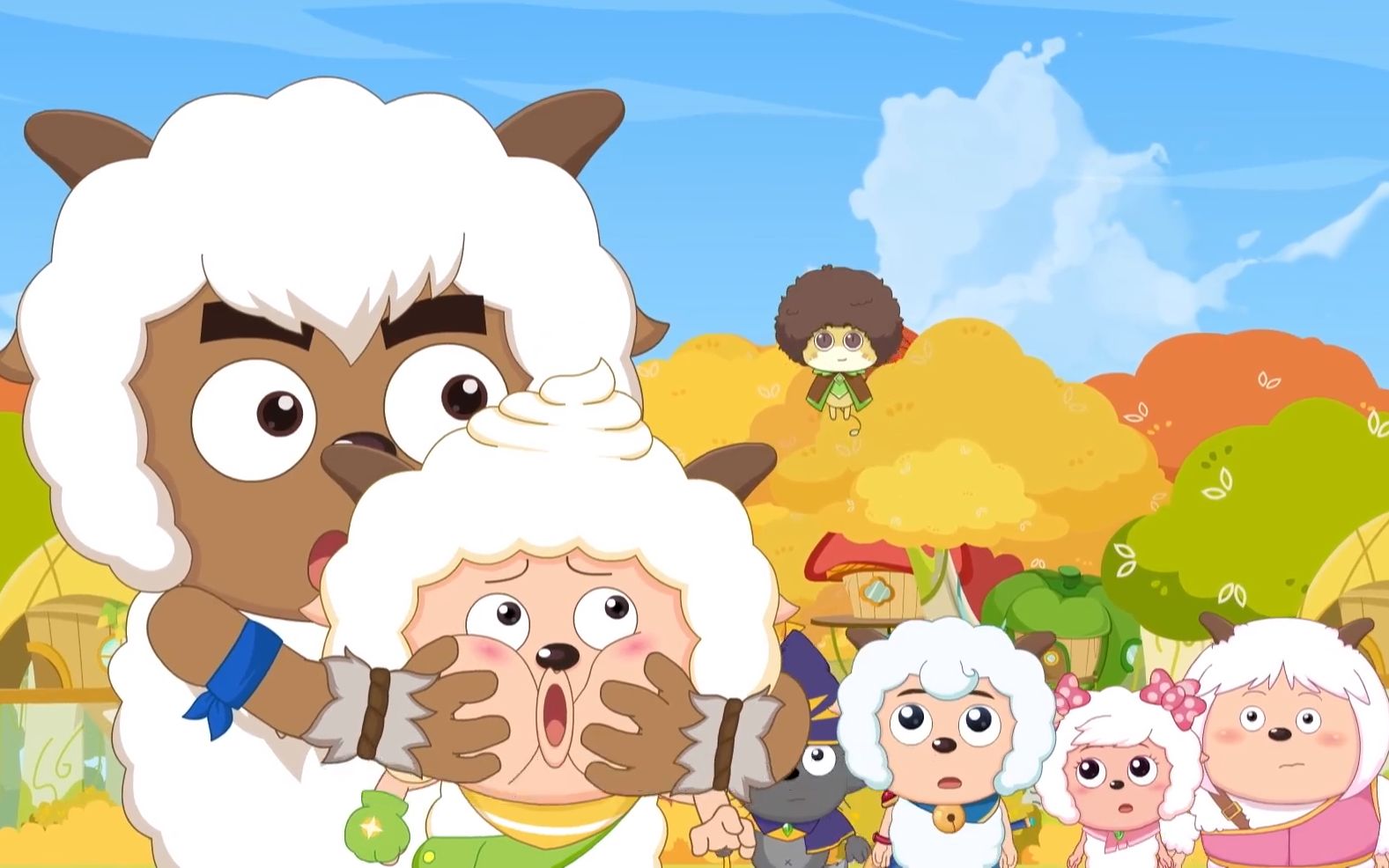 沸羊羊总会第一时间救下懒羊羊,沸懒有点好磕啊