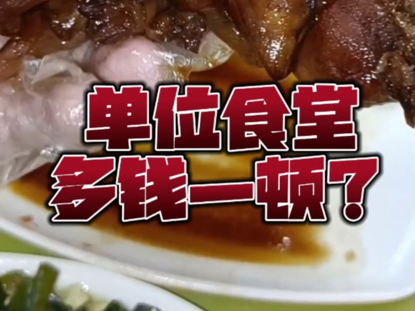 单位食堂好吃吗?多少钱一顿?哔哩哔哩bilibili