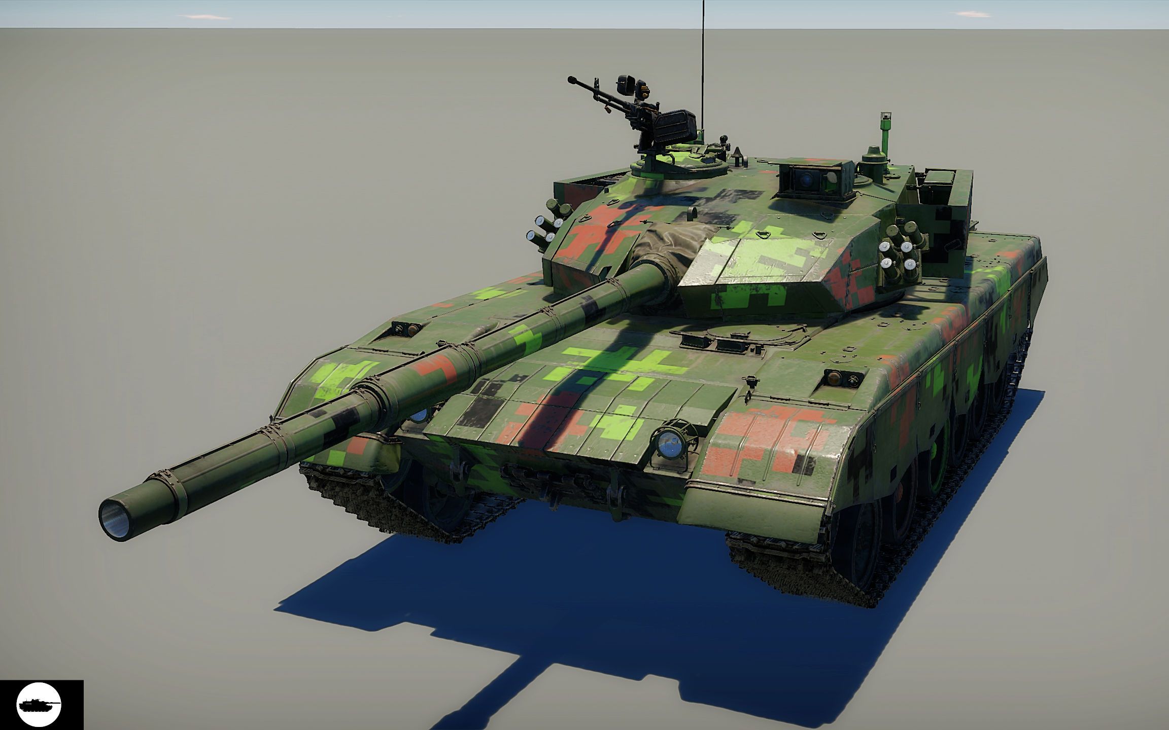 ztz96a 坦克 重型爆反加 热成像 能否一战?