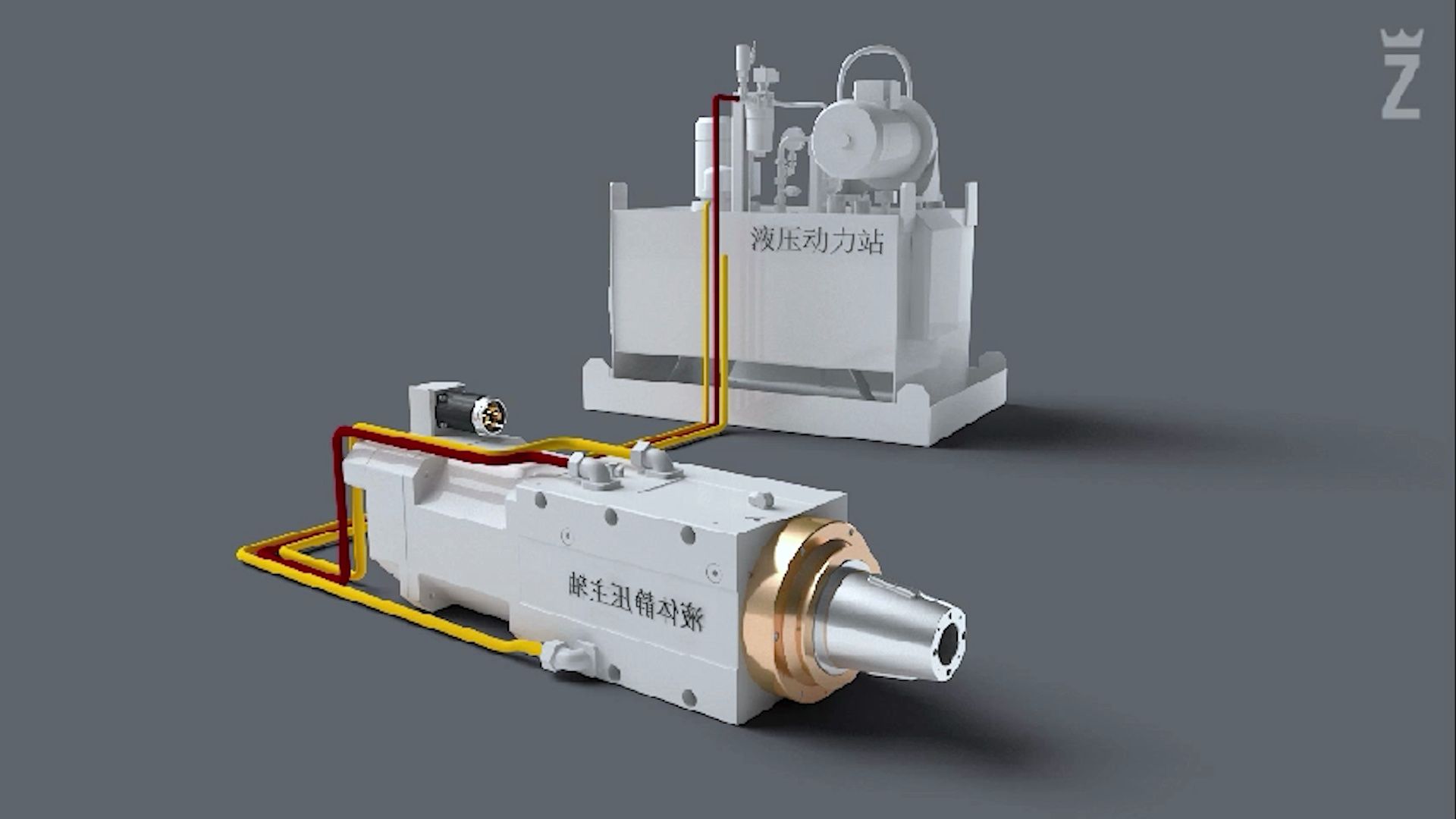 【卓轮】ZOLLERN静压主轴原理展示哔哩哔哩bilibili