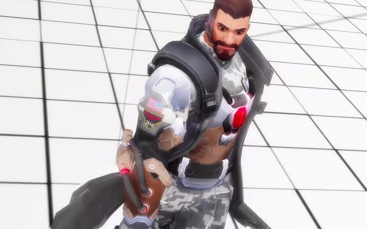 【守望先锋mmd】噶比士兵24的[get lucky] 踢披风和甩披风真可爱ww