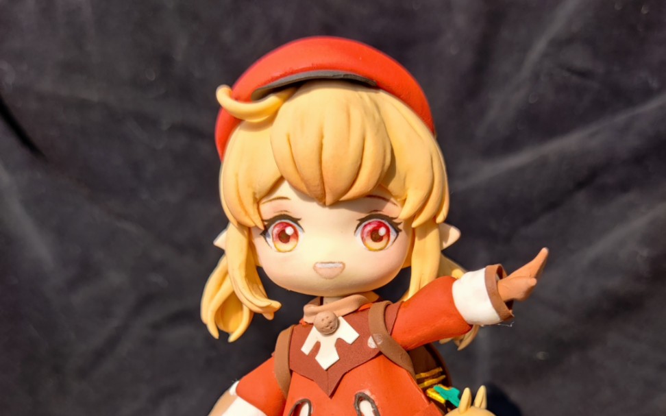 超轻粘土手办原神可莉,快动手捏一只小可爱