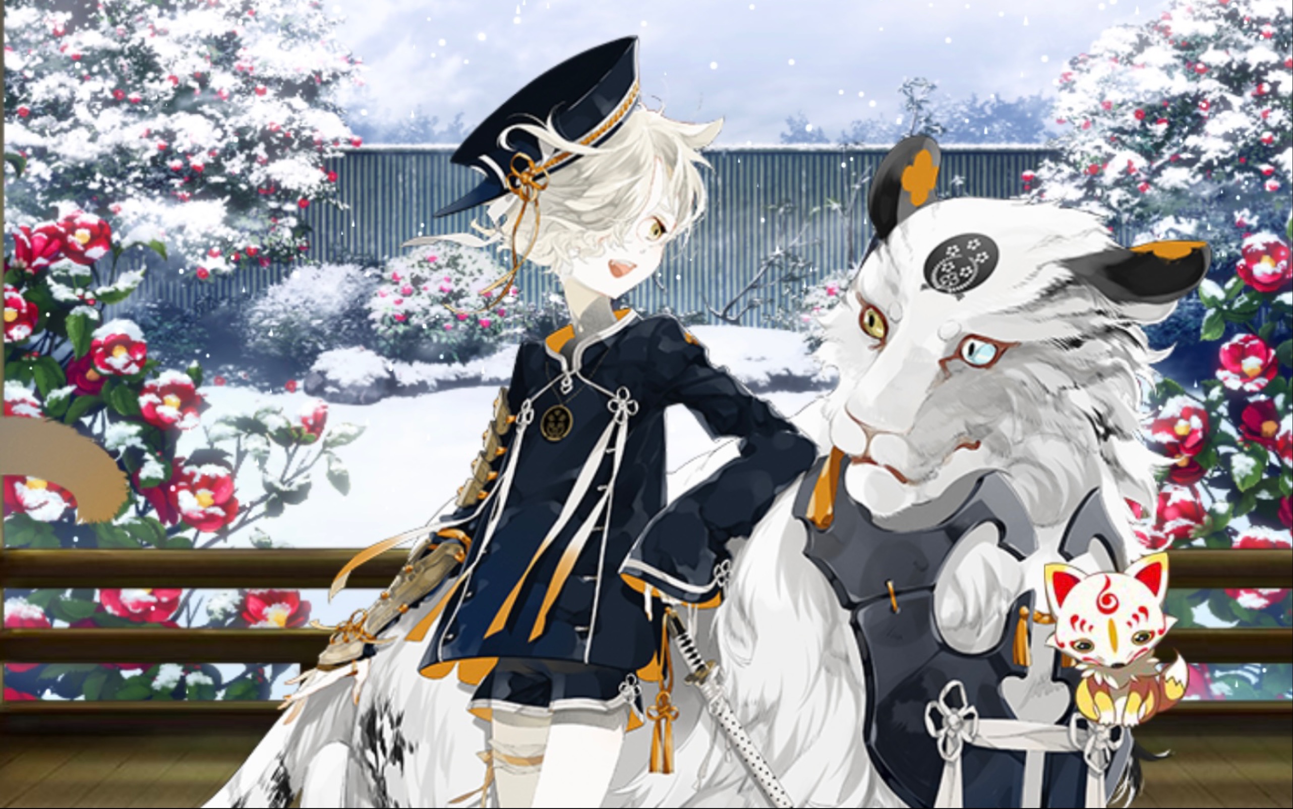 【刀剑乱舞(国服)】五虎退极化(本丸 队长出阵 中伤,无真剑)_哔哩哔哩