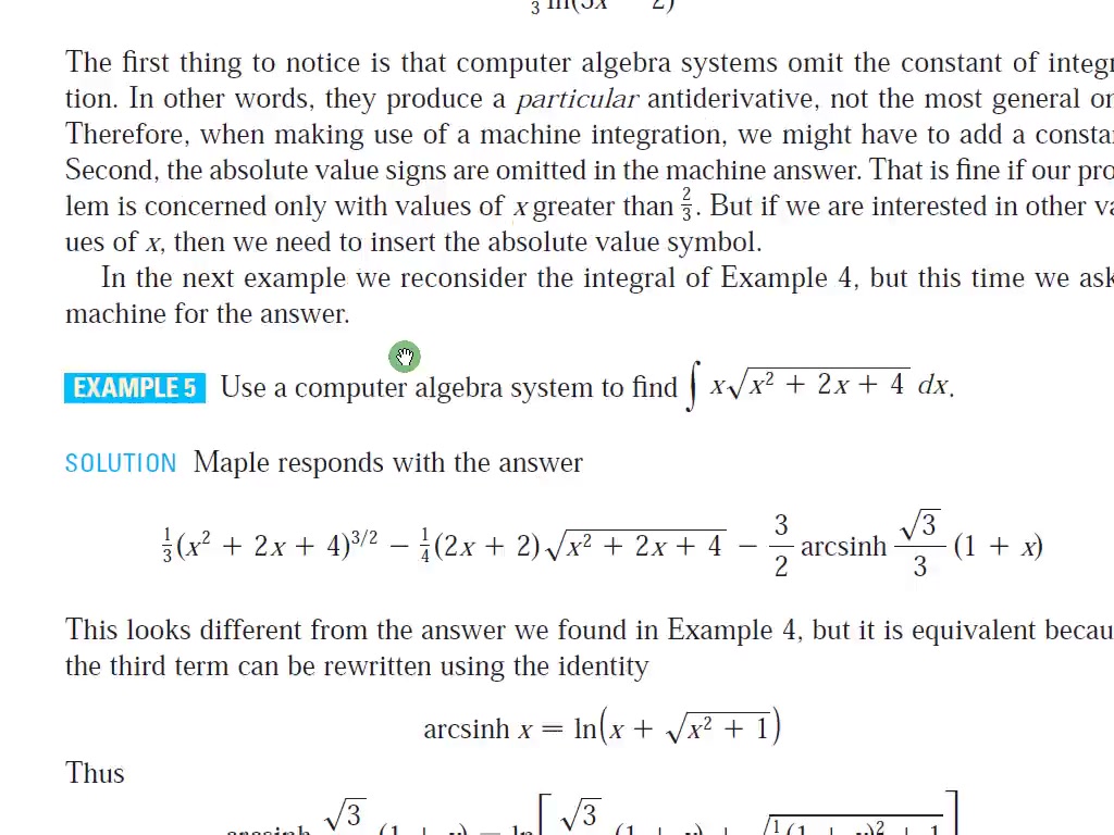 [图]英文微积分教材stewart calculus录屏讲解（最好在电脑上播放）