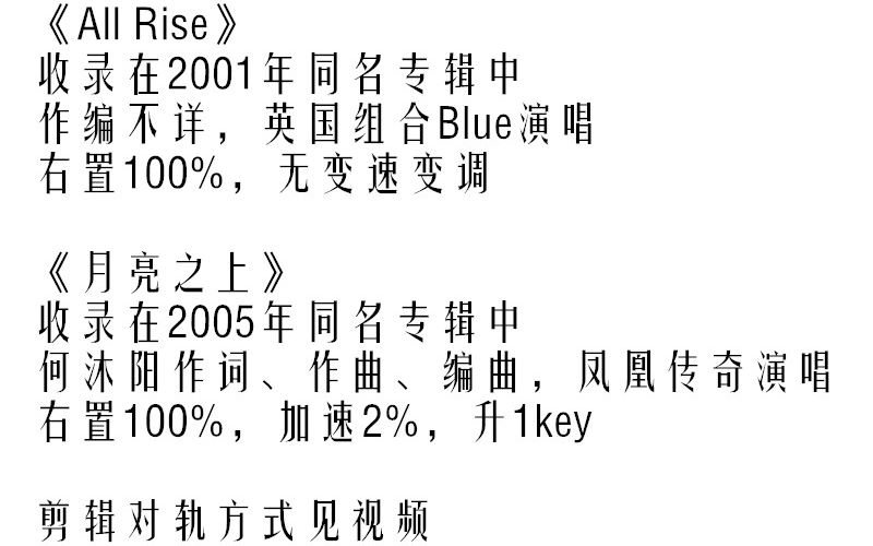 [图]All Rise、月亮之上左右声道对比