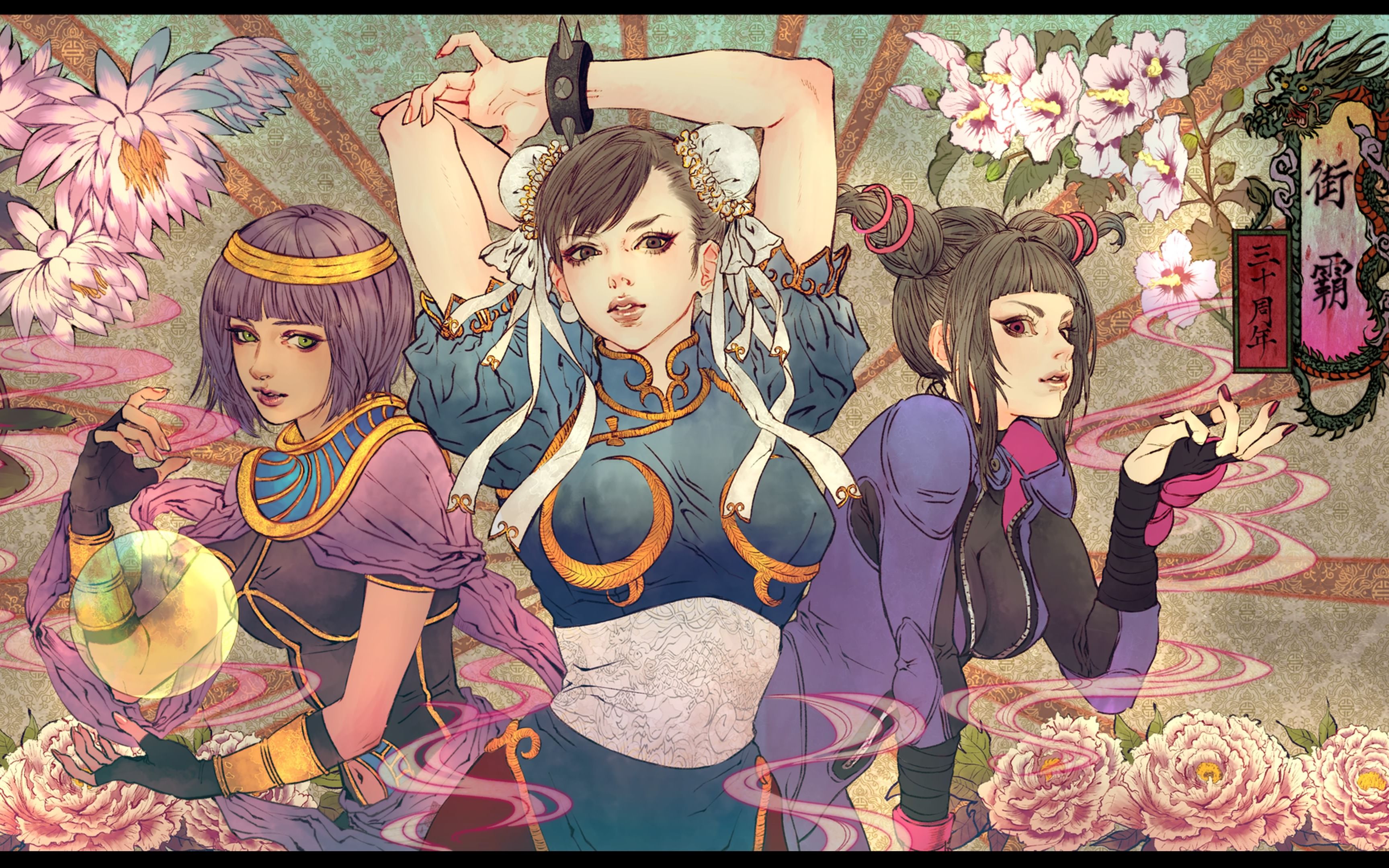 街霸5:冠军版丧心病狂 所以来晒一下女角色们的皮肤吧