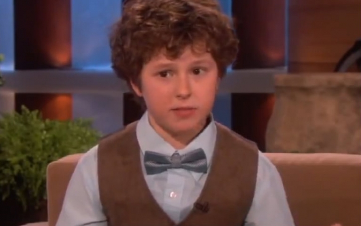 [图]【Ellen Show】Nolan Gould(Luke in Modern Family) 摩登家庭