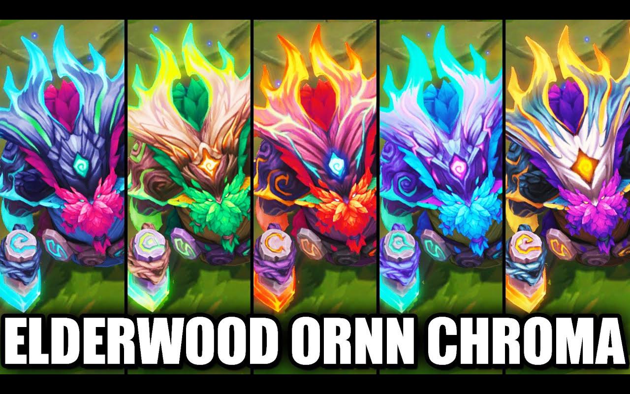 「皮肤预览厅」- 炫彩 - 奥恩·山隐之焰 —— 永恒之森 - 英雄联盟