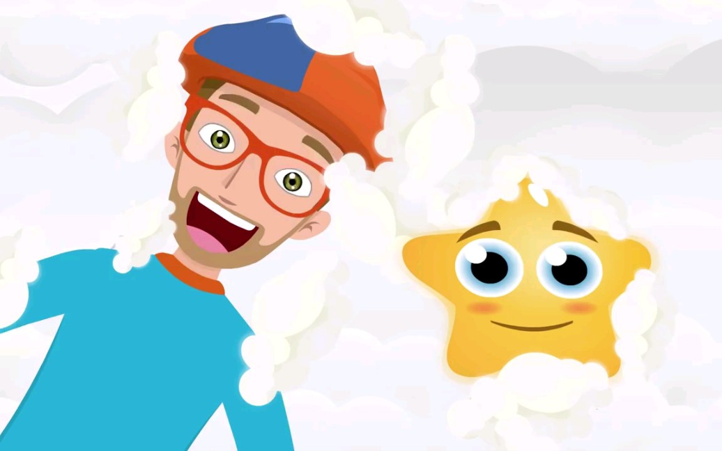 [图]【Blippi 英语学习】童谣儿歌 Twinkle Twinkle Little Star-Blippi带你唱小星星